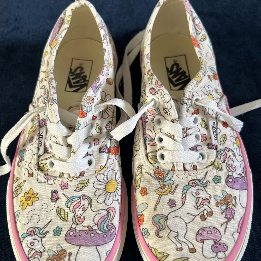 Vans - Fairy  Unicorn Rainbow Size - Picture 7 of 9